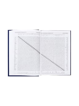 Ежедневник недатированный А5, 160 листов, обложка бумвинил, синий