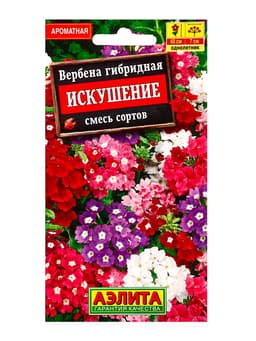 Семена Цветов Вербена «Искушение», смесь сортов, 0.1 г, «АЭЛИТА»