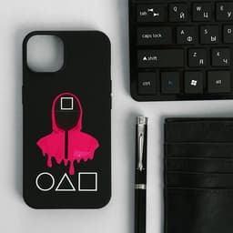 Чехол Krutoff для Apple iPhone 13, Soft Case, начальник, чёрный