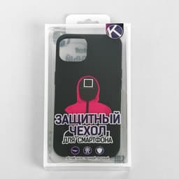 Чехол Krutoff для Apple iPhone 13, Soft Case, начальник, чёрный