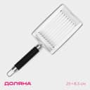 Яйцерезка Доляна Venus, 25×8.5 см, нержавеющая сталь, чёрная