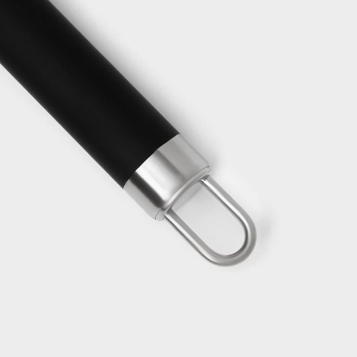 Яйцерезка Доляна Venus, 25×8.5 см, нержавеющая сталь, чёрная