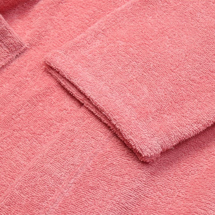 Халат женский махровый «Экономь и Я», размер 42-44, хлопок, 320 г/м², пыльно-розовый