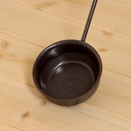 Ковш - черпак для бани и сауны, 200 мл, сталь, деревянная ручка, коричневый, «Добропаровъ»