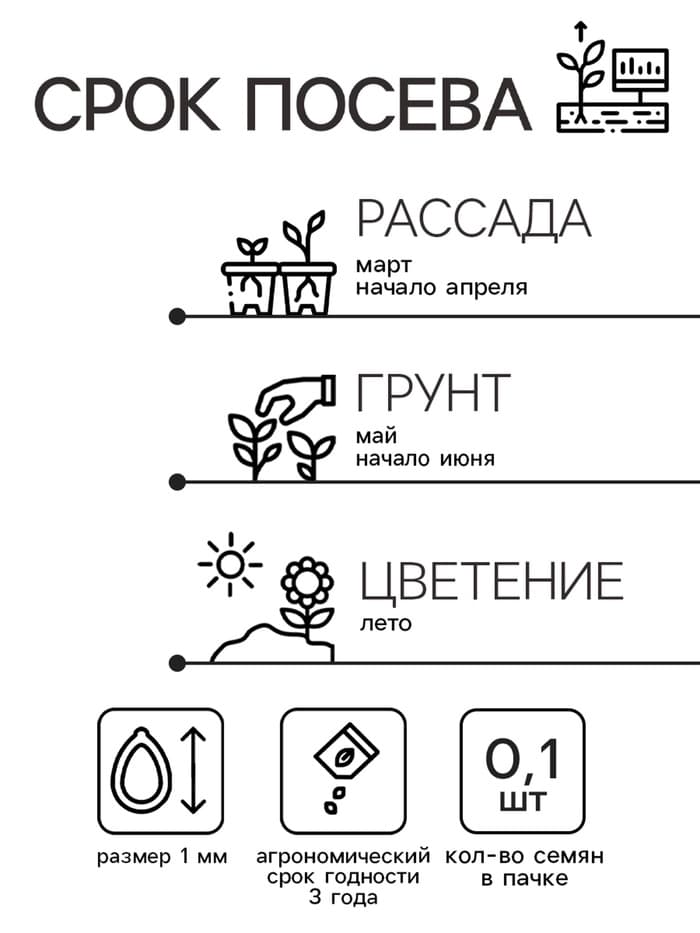 Семена цветов Дельфиниум "Царский", смесь, 0,1 г