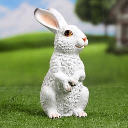 Садовая фигура из полистоуна «Зайка», 21×9×12 см
