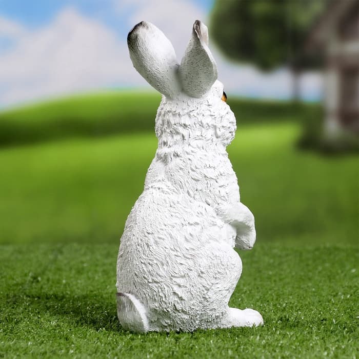 Садовая фигура из полистоуна «Зайка», 21×9×12 см