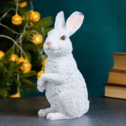 Садовая фигура из полистоуна «Зайка», 21×9×12 см