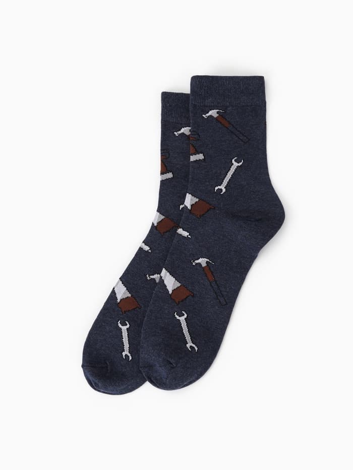 Носки мужские «Папа может», набор 2 пары, размер 41-44 (27-29 см)