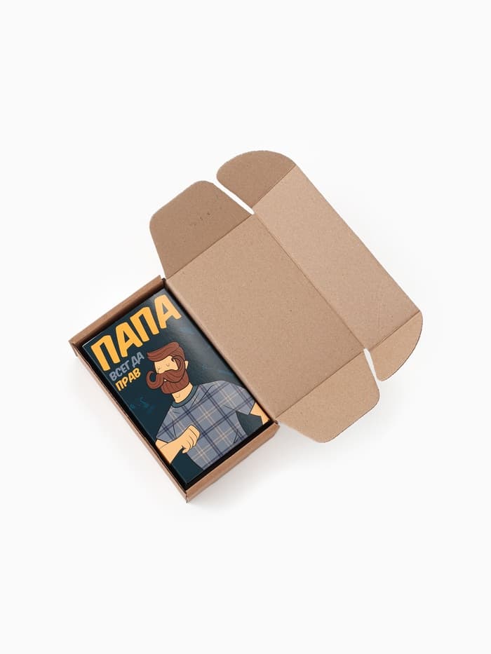 Носки мужские «Папа может», набор 2 пары, размер 41-44 (27-29 см)