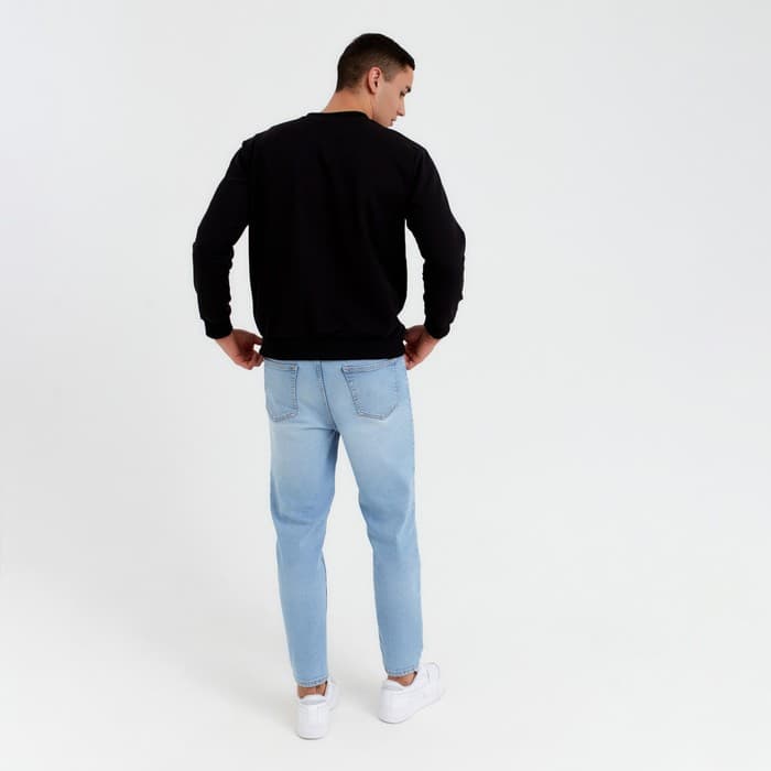 Свитшот мужской MINAKU: Casual collection MAN, размер 50, чёрный