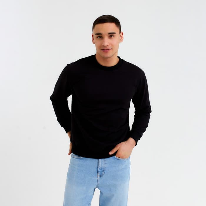 Свитшот мужской MINAKU: Casual collection MAN, размер 54, чёрный