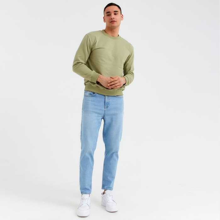 Свитшот мужской MINAKU: Casual collection MAN, размер 54, цвет хаки