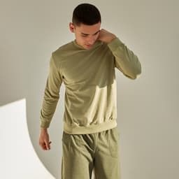 Свитшот мужской MINAKU: Casual collection MAN, размер 56, цвет хаки