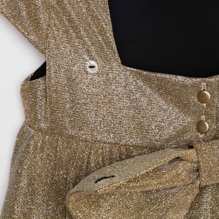 Платье нарядное для девочки KAFTAN, золотистое, рост 86-92 см