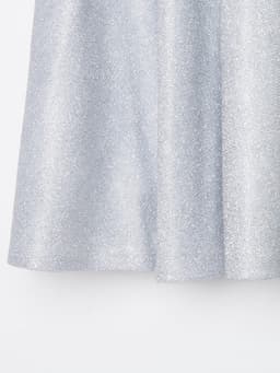 Платье нарядное для девочки KAFTAN, серебристое, рост 86-92 см