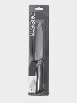 Нож кухонный керамический Magistro Black, лезвие 12.5 см, ручка soft-touch, чёрный