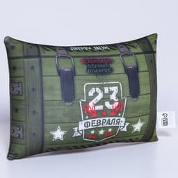 Подушка декоративная антистресс «23 февраля», 30×20 см