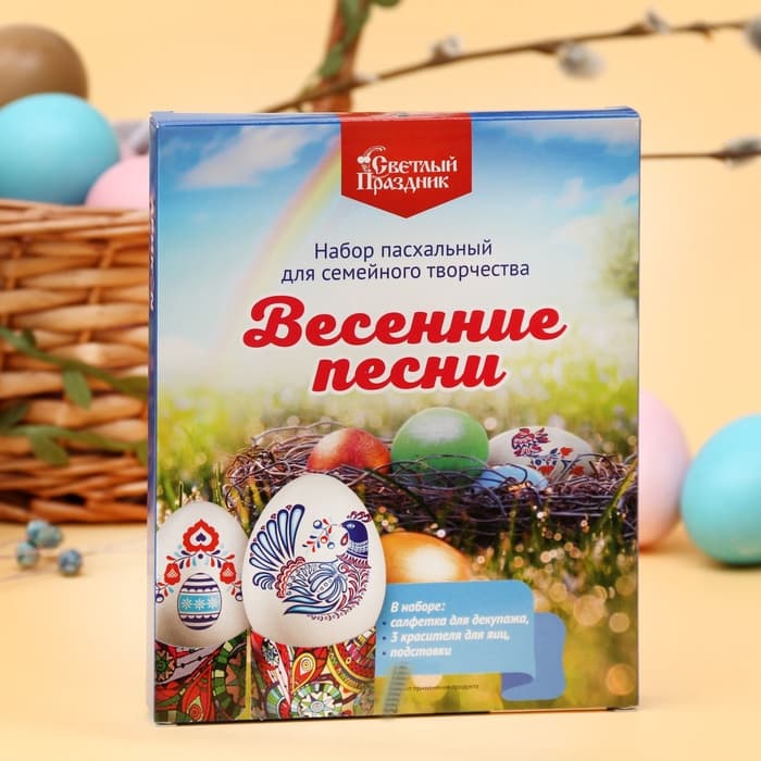 Набор пасхальный для сем.творч. «Весенние песни», 3.9 г