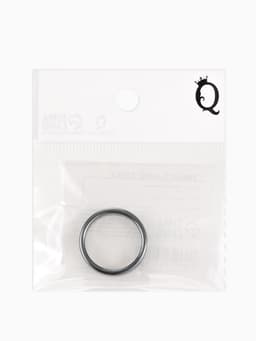 Кольцо «Ночь» под гематит, широкое, цвет чёрный, размер 19