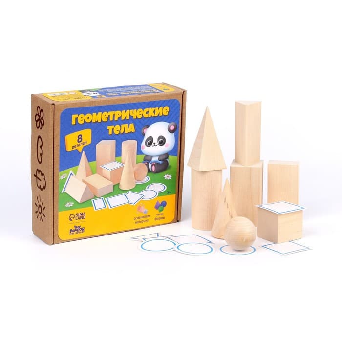 Конструктор Краснокамская игрушка «Геометрические тела»