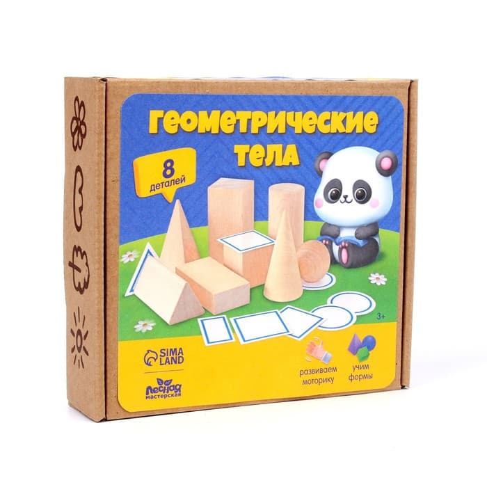 Конструктор Краснокамская игрушка «Геометрические тела»