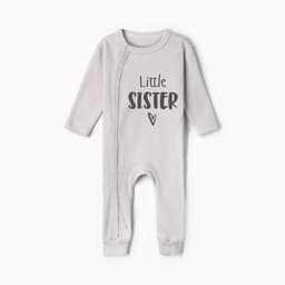 Комбинезон для девочки «Крошка Я» Sister, рост 62-68 см, серый