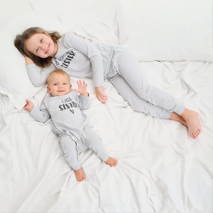 Комбинезон для девочки «Крошка Я» Sister, рост 68-74 см, серый