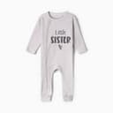 Комбинезон для девочки «Крошка Я» Sister, рост 74-80 см, серый