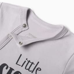 Комбинезон для девочки «Крошка Я» Sister, рост 74-80 см, серый