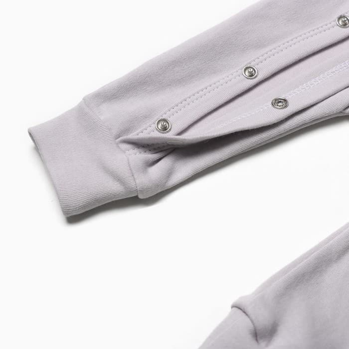 Комбинезон для девочки «Крошка Я» Sister, рост 74-80 см, серый