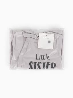 Комбинезон для девочки «Крошка Я» Sister, рост 86-92 см, серый