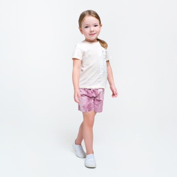 Пижама детская для девочки KAFTAN Dream, размер 30 (98-104 см), бежевая