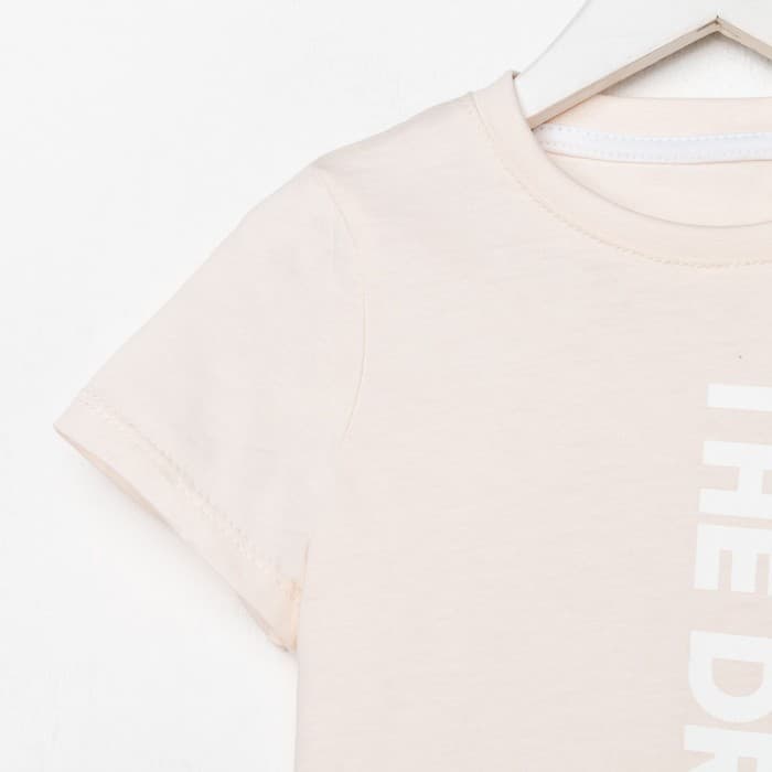 Пижама детская для девочки KAFTAN Dream, размер 38 (146-152 см), бежевая