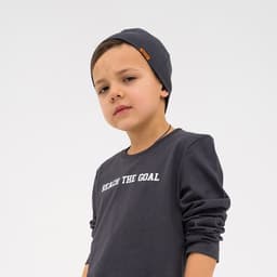 Шапка детская KAFTAN: Trendy, серая, размер 52-54 (5-7 лет)