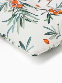 Подушка на стул «Этель» Berry garden, 42×42 см, белая