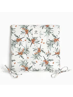 Подушка на стул «Этель» Berry garden, 42×42 см, белая
