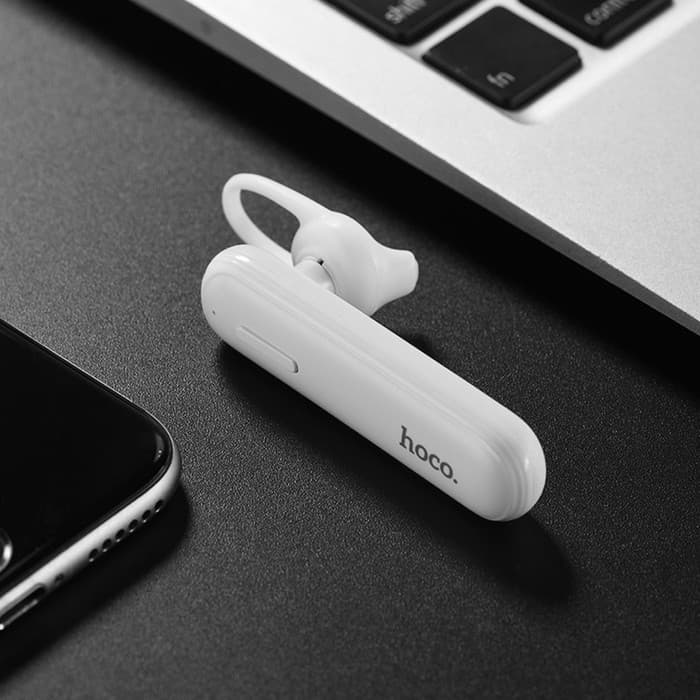 Беспроводная Bluetooth-гарнитура Hoco E36, BT 4.2, 70 мАч, микрофон, белая
