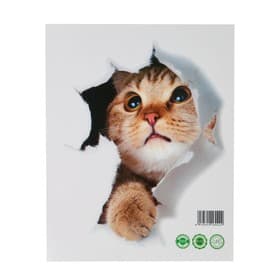 Интерьерная наклейка 3Д TAKE IT EASY «Кошка», на стену, 25×20 см, влагостойкая, ПВХ
