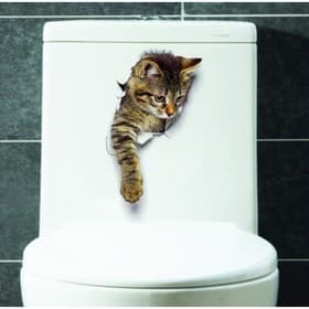 Интерьерная наклейка 3Д TAKE IT EASY «Кошка», на стену, 25×19 см, влагостойкая, ПВХ