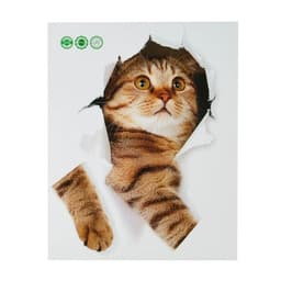 Интерьерная наклейка 3Д TAKE IT EASY «Кошка», на стену, 25×20 см, влагостойкая, ПВХ