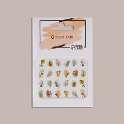 Слайдеры для ногтей «Яркая природа», разноцветные