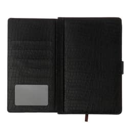 Ежедневник недатированный А5, 140 листов в клетку, с хлястиком, обложка кожзам, МИКС