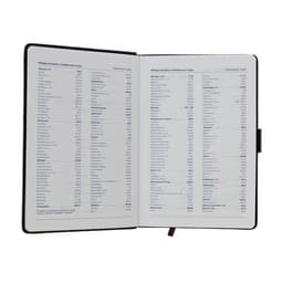 Ежедневник недатированный А5, 140 листов в клетку, с хлястиком, обложка кожзам, МИКС