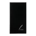 Записная книжка «Перо» А6+, 70 листов в клетку, обложка ПВХ, чёрная