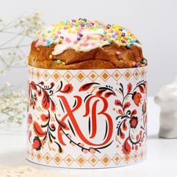 Форма ободок для кулича «Орнамент» на пасху, 32.2×9 см