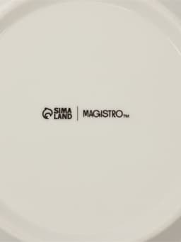 Тарелка для пасты Magistro «Церера», 160 мл, d=21 см, фарфор, оранжевая