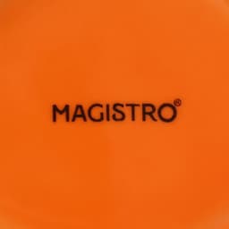 Тарелка глубокая Magistro «Церера», 1.1 л, d=22 см, фарфор, оранжевая