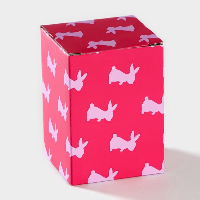 Подставка под зубочистки Доляна «Зайка», 5.5×5×9 см, белая