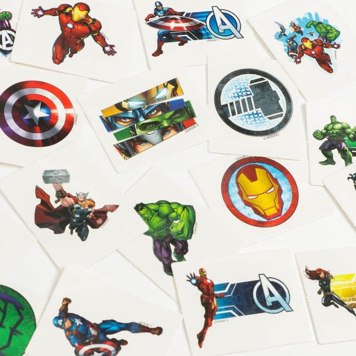 Адвент-календарь «Мстители», с детскими татуировками — 18 шт., MARVEL